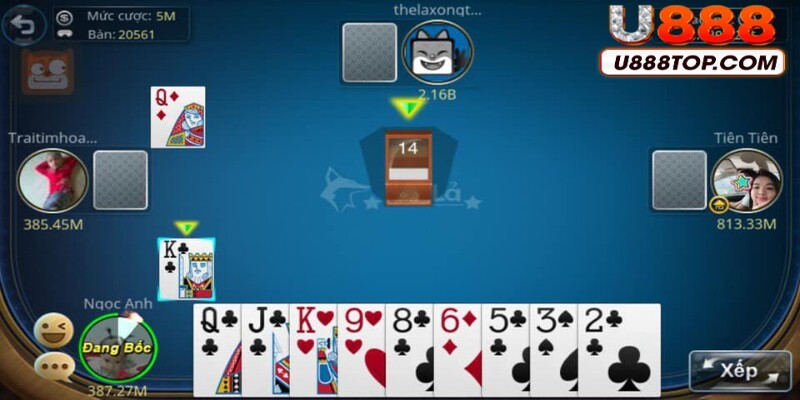 U888 bài Phỏm Tá Lả nhận được nhiều sự quan tâm